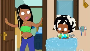 Rallo annoying Roberta with his antics.