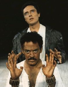 Christopher Walken as Iago (Top) in the 1991 Shakespeare in the Park performance of Iago.