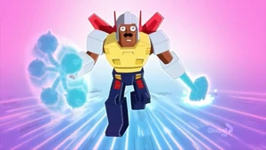 Clevetron in Battle.