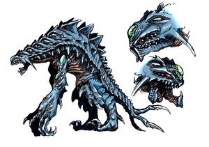 Concept Art - Godzilla 2000 Millennium - Orga 13