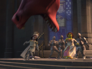 Farquaad gets eaten by a Dragon