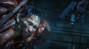 Nathan's final moments before getting shot in the head by his sister Maya with a pistol.