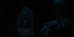 ...who looks on in fear.