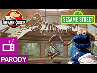 Sesame Street- Jurassic Cookie (Jurassic Park Parody)