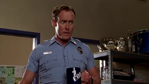 "Now, who wants to go for a ride with a real police officer?"