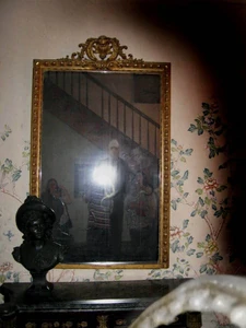 Slender Man in a mirror.