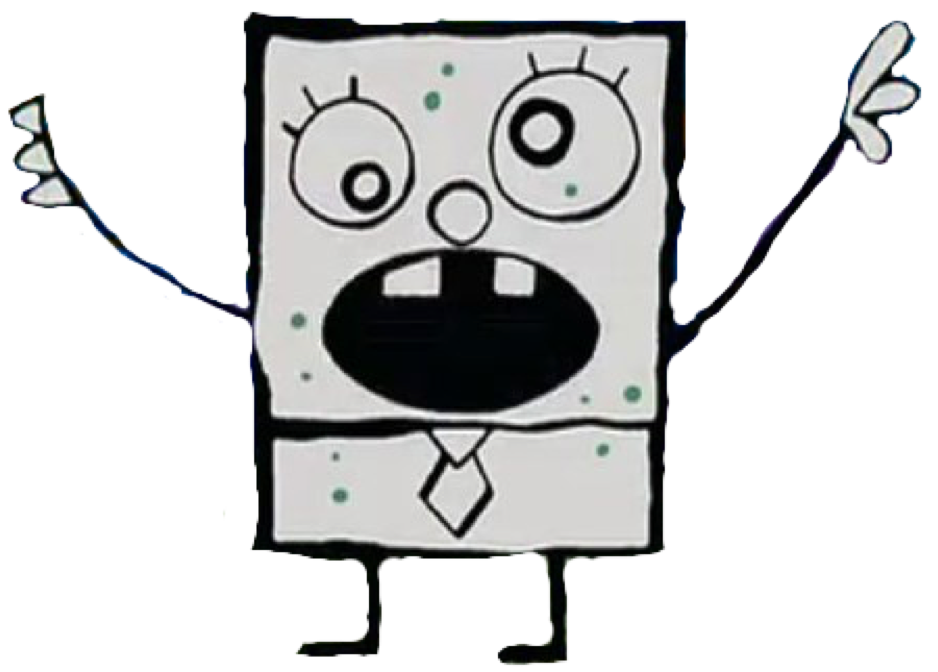 doodlebob drawing