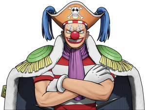 Buggy's appearance in One Piece: Burning Will.