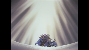 Galvatron: "You're incompetent indeed, Lio Convoy! (Galvatron's final words in BWII)