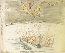 J.R.R. Tolkien - Death of Smaug