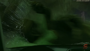 Hulk viciously rips Sammy in half.