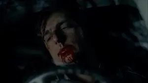 Christopher's death after being severely injured in a car wreck and being suffocated by Tony.