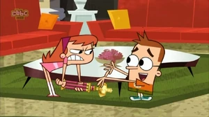 Eric gives flowers to Vana.jpg (71 KB)