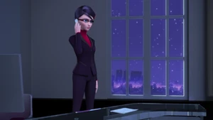 Nathalie during Christmas.