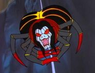 Lolth's true form as the demonic Spider Queen in the animated series Dungeons & Dragons.