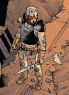 Ochi wielding his pike.