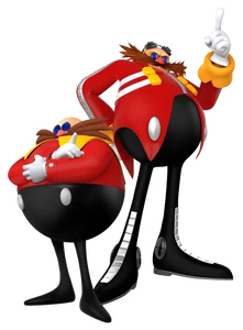 Dr. Eggman's and Dr. Robotnik's artwork in Sonic X Shadow Generations
