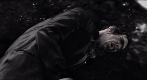 Victor screaming in pain.