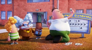 Poopypants finds Captain Underpants.