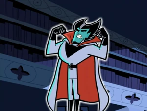 "Curse you, Jack Fenton, your world renowned expertise of all things ghost has defeated me!....."