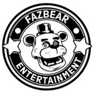 Fazbear Entertainment's logo in Five Nights at Freddy's AR: Special Delivery.