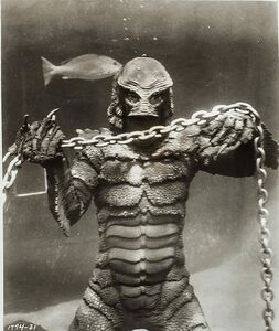 Gill-man snaps the chains.