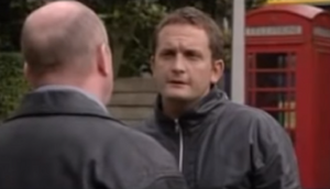 Phil Mitchell vs Jake Moon.