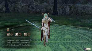 Rhea's battle model as a Saint