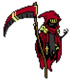 Specter Knight's boss sprite.