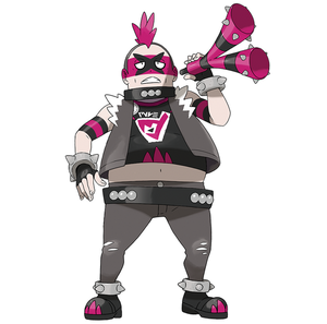 A male Team Yell grunt.