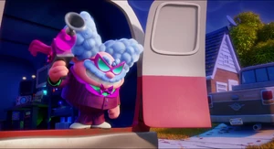 Poopypants with his shrink-ray.