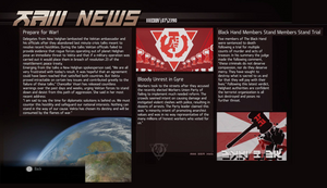 New Helghan newspaper announcing arrest of key Black Hand members