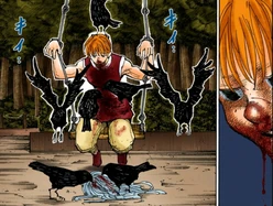 Shalnark's death at the hands of Hisoka