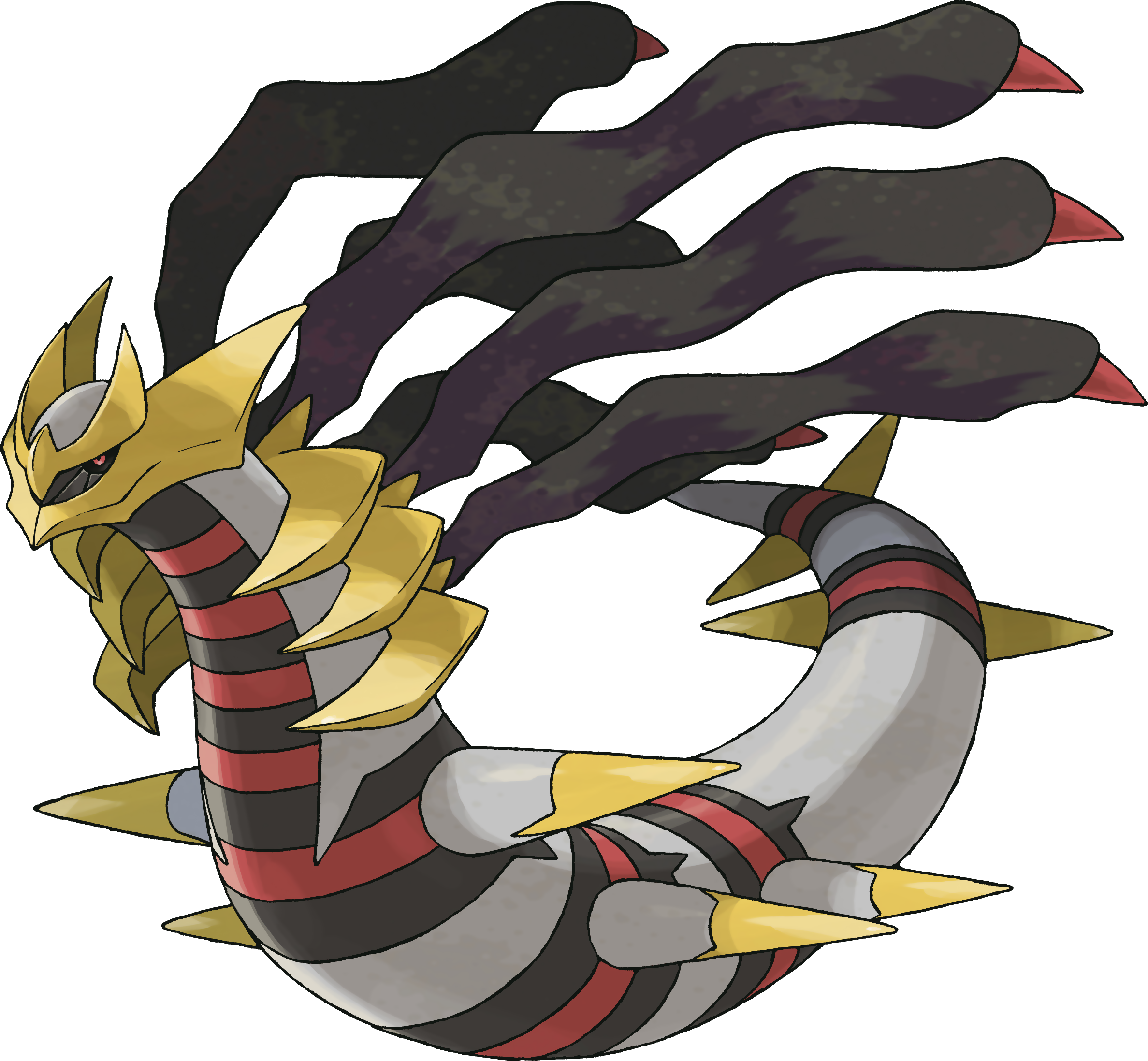 ewokakukaede, giratina, giratina (altered), creatures (company), game  freak, nintendo, pokemon, commentary request, highres, black sclera, claws,  colored sclera, dated, dragon, dragon wings, from below, full body, gen 4  pokemon, glowing, glowing eyes