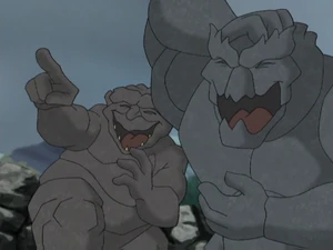 Mogorb and Thog laughing maliciously