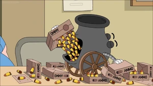 A smart gun eating ammo.