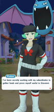 "I've been secretly working with my subordinates to gather funds and prove myself useful to Giovanni."