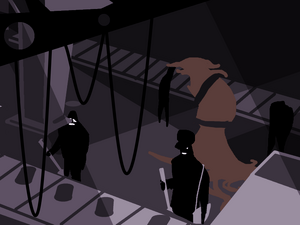 Dr. Wondertainment working for The Factory from "A Shift at The Factory".
