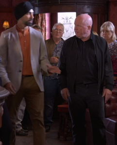 Phil Mitchell vs Kheerat Panesar.