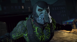 Bane is deployed by the Agency to fight Batman and the Joker.