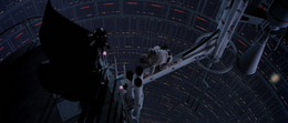 Vader beckoned Luke to join him in the dark side, but Luke vehemently refused.