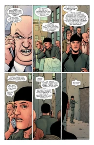 Kingpin is angered by Bullseye's recent killing spree.