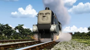 Spencer chasing Thomas.