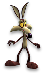 Wile E. in his CGI form