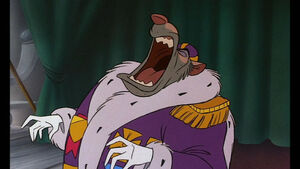 Ratigan groans as he was called as a sewer rat