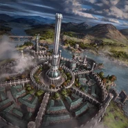 The White-Gold Tower in the Imperial City, the most well known Ayleid-made structure.