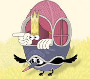 Double King's airship chasing Aldo of the Glade
