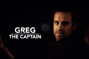 Greg as Captain of the heist team.