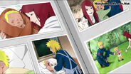 Menma's photos as a baby with his parents, which Naruto found in his parents' house that proved that Menma's childhood was more stable than his.