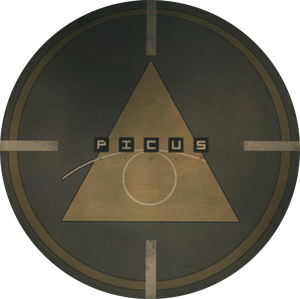 Illuminati emblem on a Picus icon